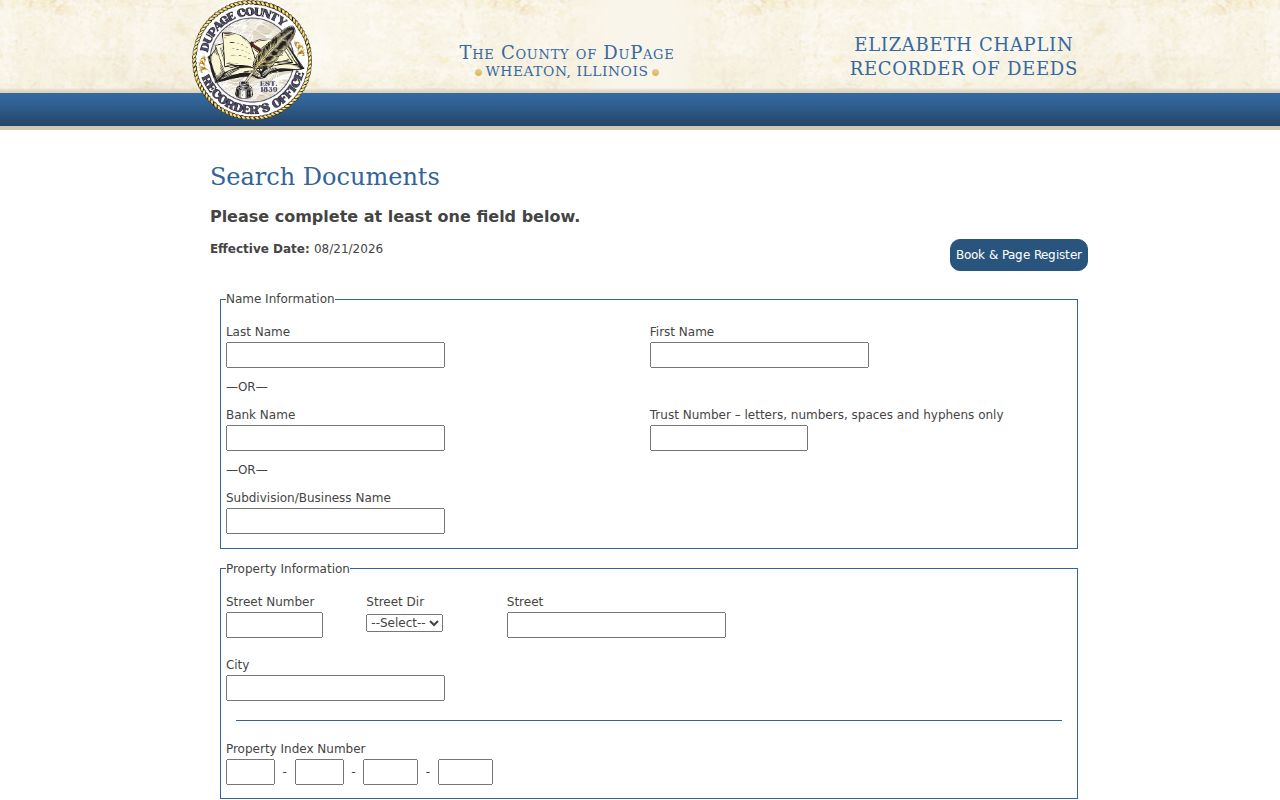 Lombard residents directory recorded document search